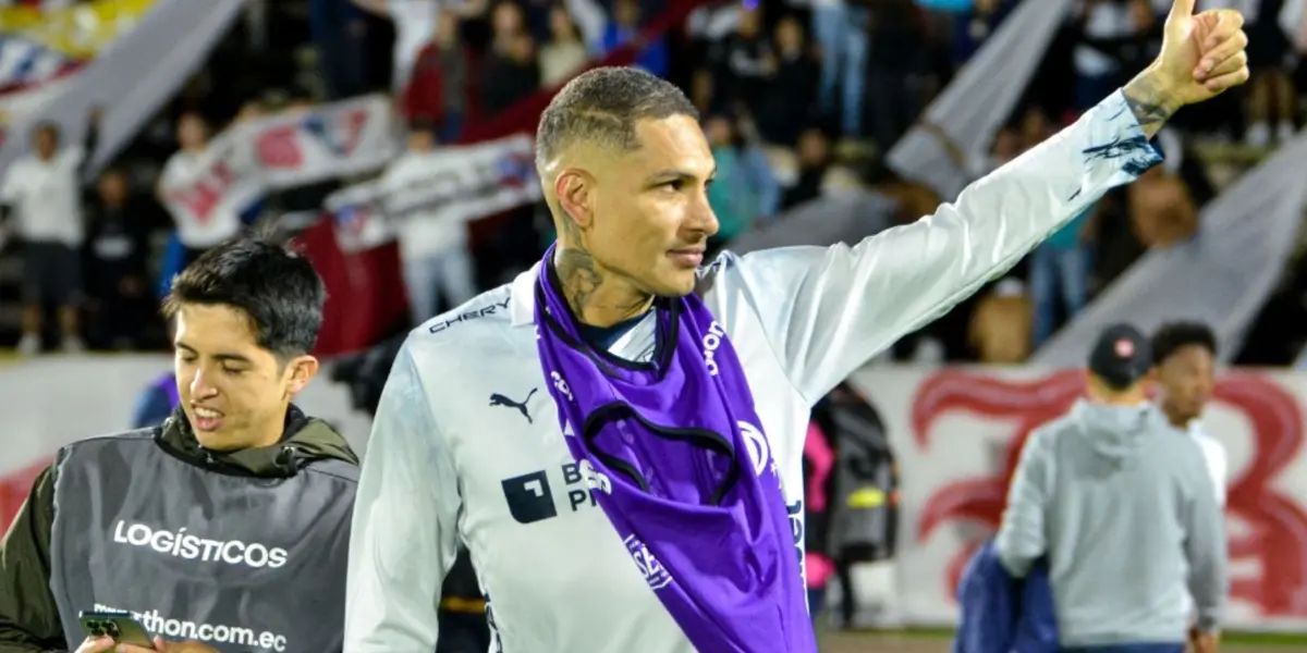 Paolo Guerrero en LDU de Quito.