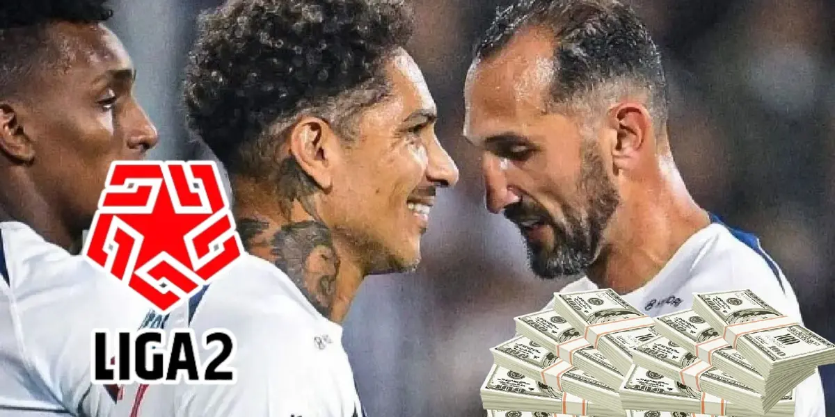 Paolo Guerrero - Hernán Barcos (Foto: Captura X)