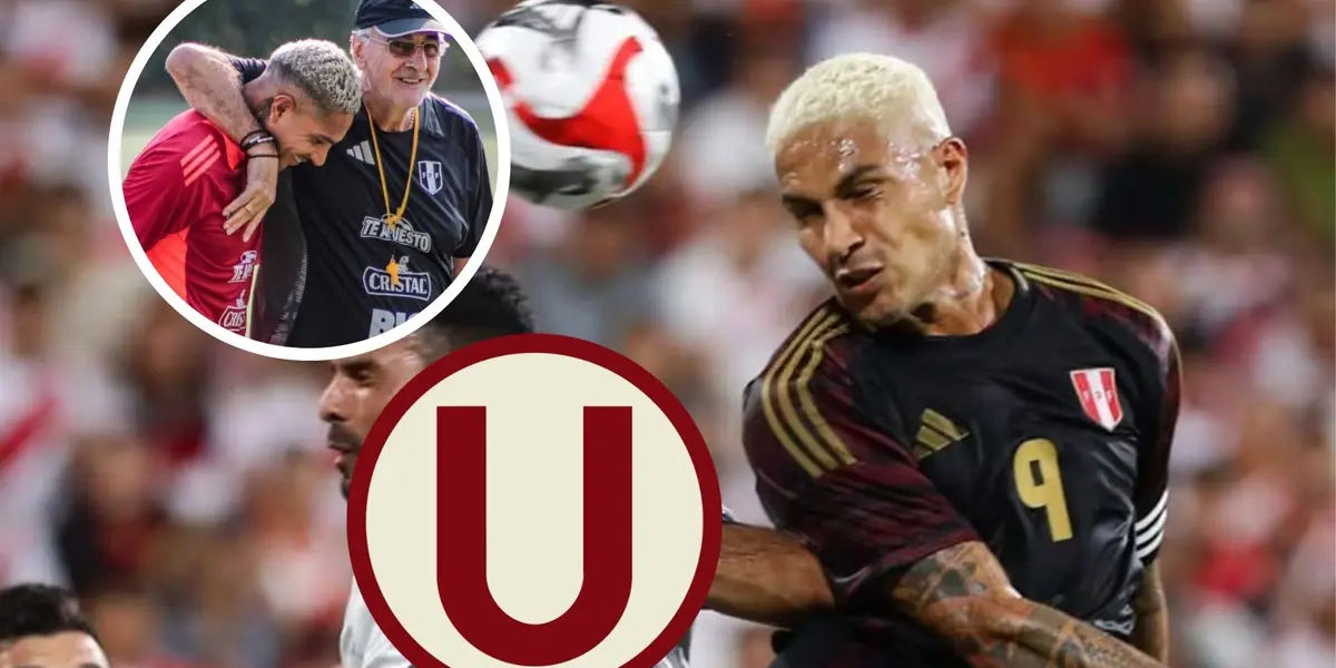 Paolo Guerrero jugando por la Selección Peruana. (Foto: El Comercio)