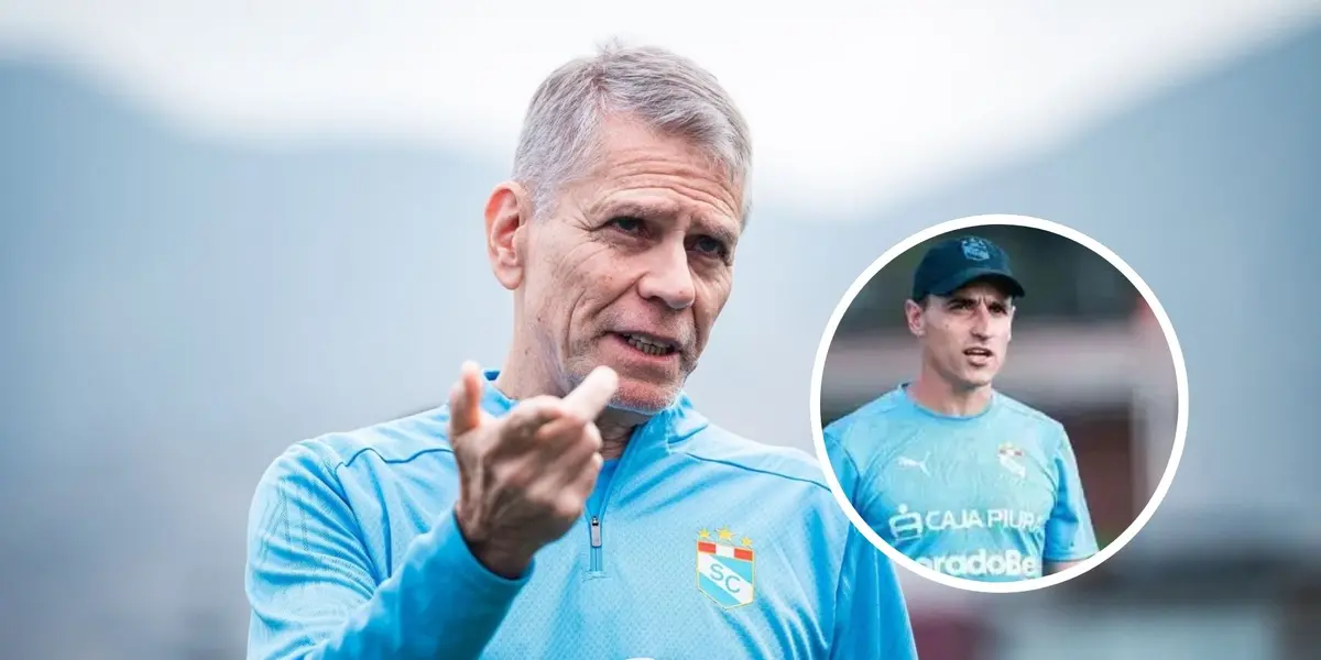 Paulo Autuori - Guillermo Farré (Foto: X de Sporting Cristal)