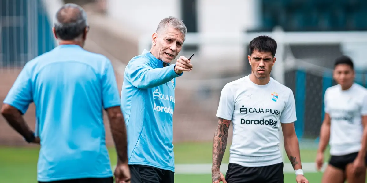 Paulo Autuori y Santiago Gonzalez (Foto: Sporting Cristal).
