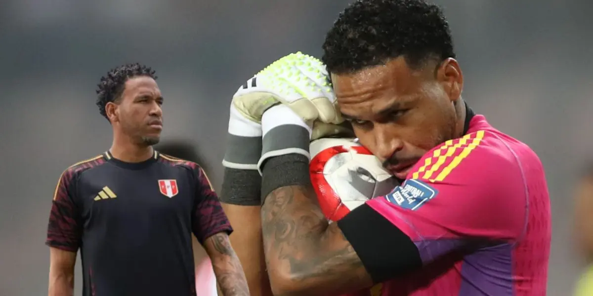 Pedro Gallese como arquero de la Selección Peruana.