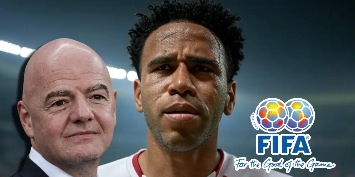 Pedro Gallese y Gianni Infantino (Foto: Grok)