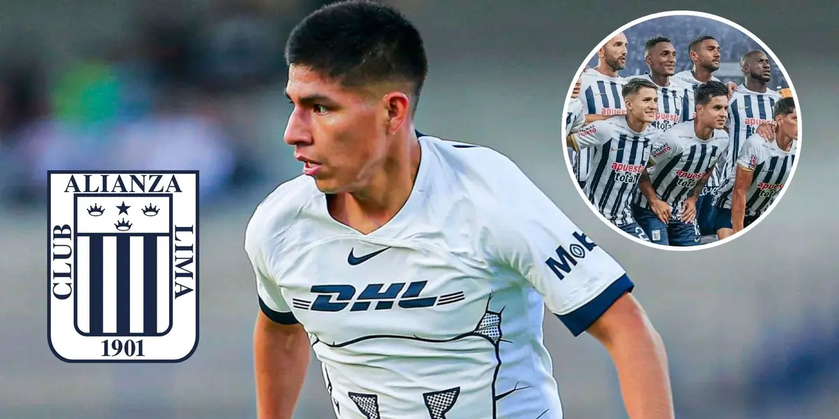 Piero Quispe - Alianza Lima (Foto: Pumas de la UNAM)