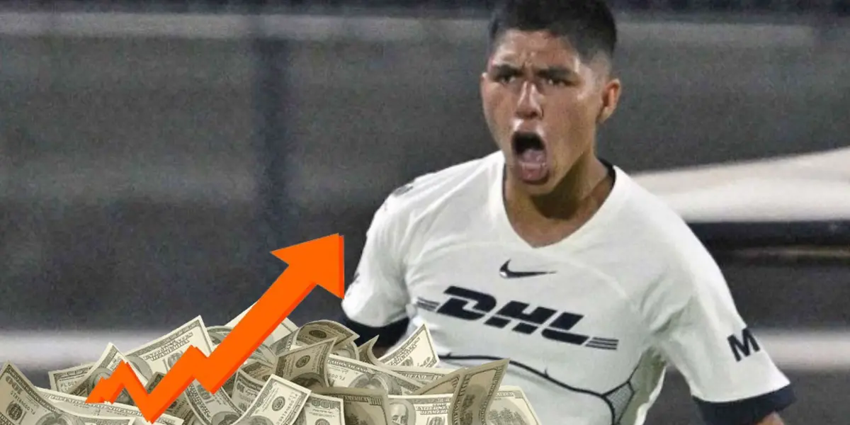 Piero Quispe como jugador de Pumas UNAM de la Liga MX 2024. (Foto: AFP)