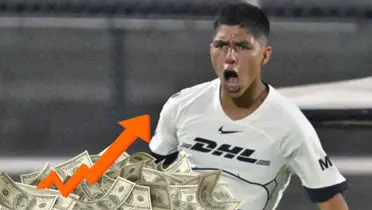 Piero Quispe como jugador de Pumas UNAM de la Liga MX 2024. (Foto: AFP)