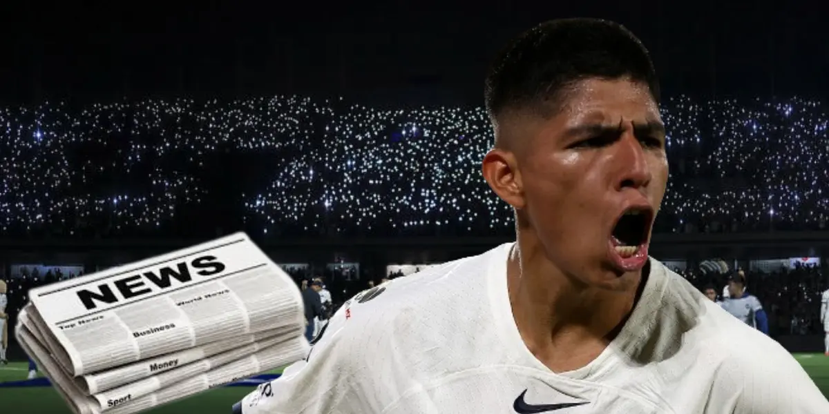 Piero Quispe como jugador de Pumas UNAM de la Liga MX. (Foto: EFE)