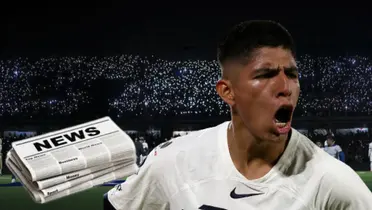 Piero Quispe como jugador de Pumas UNAM de la Liga MX. (Foto: EFE)