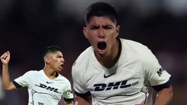 Piero Quispe como jugador de Pumas UNAM. (Foto: EFE)
