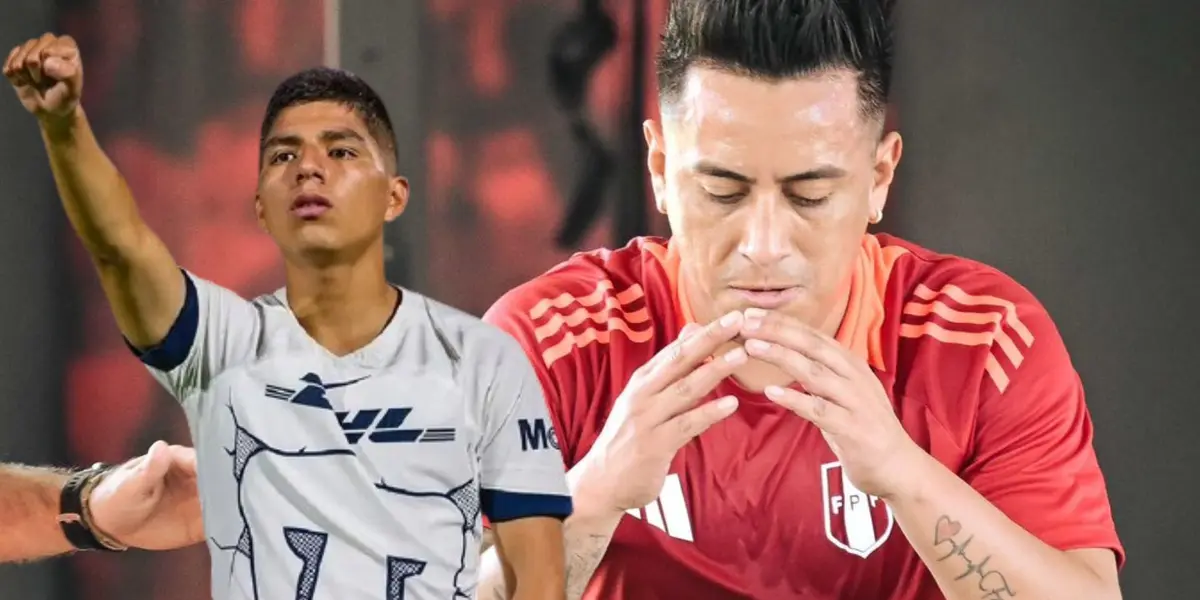 Piero Quispe en Pumas UNAM y Christian Cueva en la Selección Peruana. (Foto: La Bicolor)