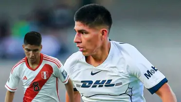 Piero Quispe en Pumas UNAM y en la Selección Peruana / Foto: Pumas UNAM