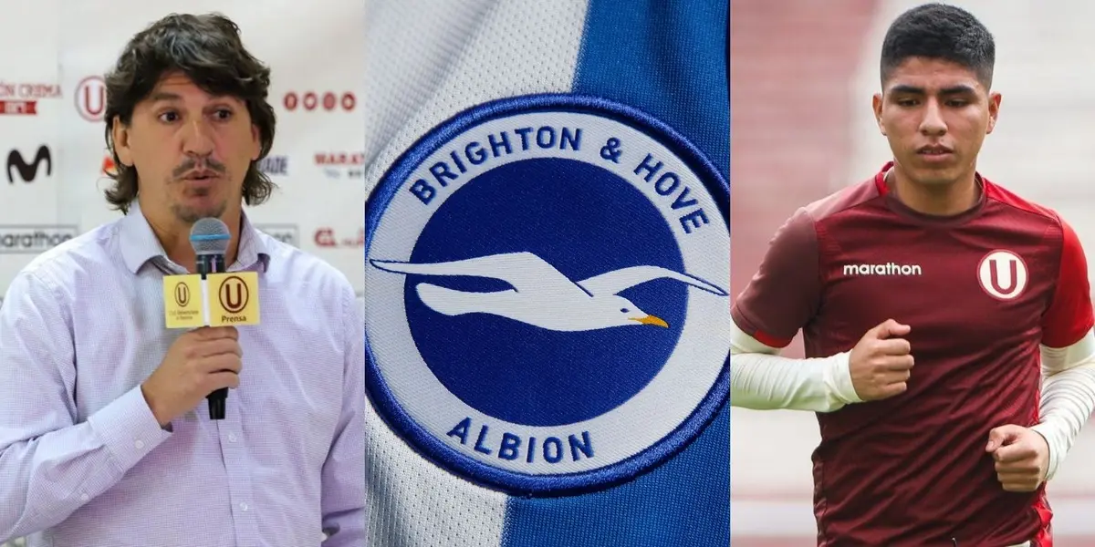 Piero Quispe fue vinculado en los últimos días al Brighton de la Premier League de Inglaterra.