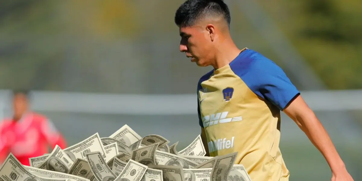 Piero Quispe jugando en Pumas UNAM / Foto: Piero Quispe