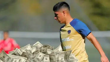 Piero Quispe jugando en Pumas UNAM / Foto: Piero Quispe