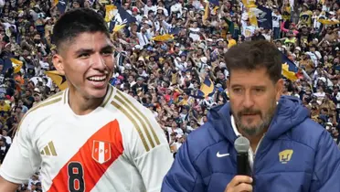 Piero Quispe se estrenó como goleador en la Selección Peruana (Foto: Pumas UNAM)