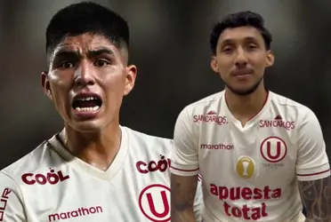 Piero Quispe y Christofer Gonzales en Universitario.