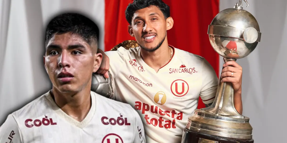 Piero Quispe y Christofer Gonzáles en Universitario.