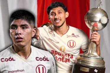 Piero Quispe y Christofer Gonzáles en Universitario.