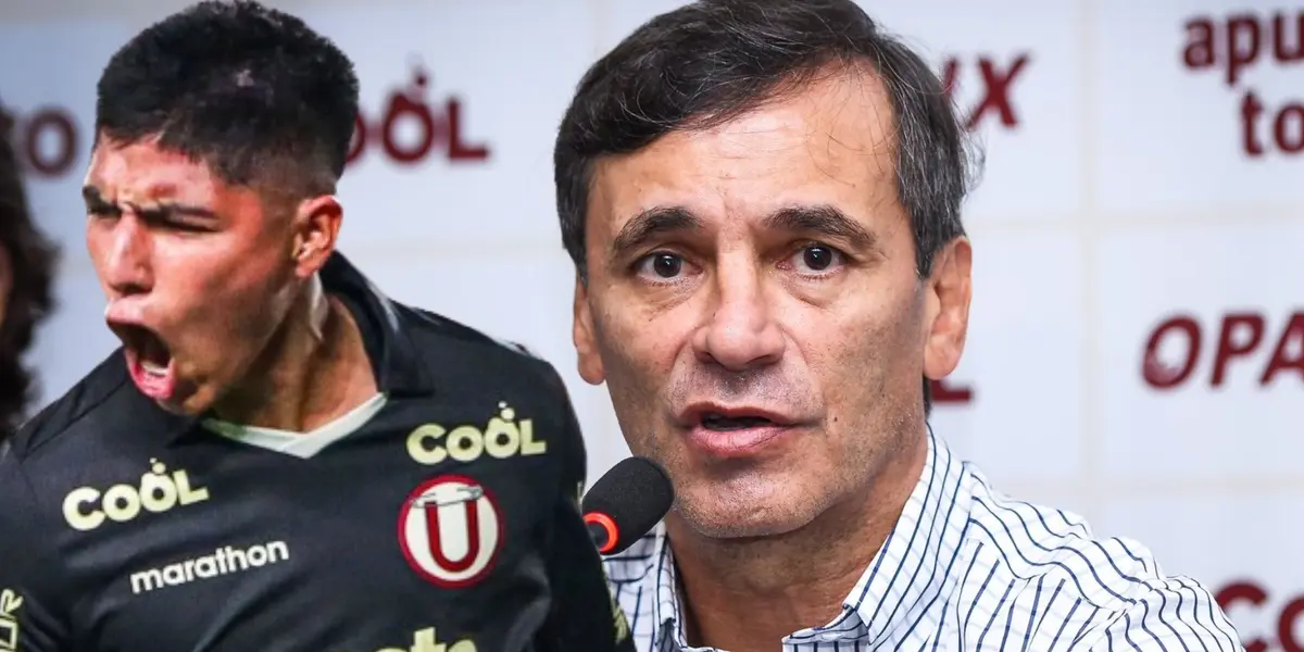 Piero Quispe y Fabián Bustos en Universitario.