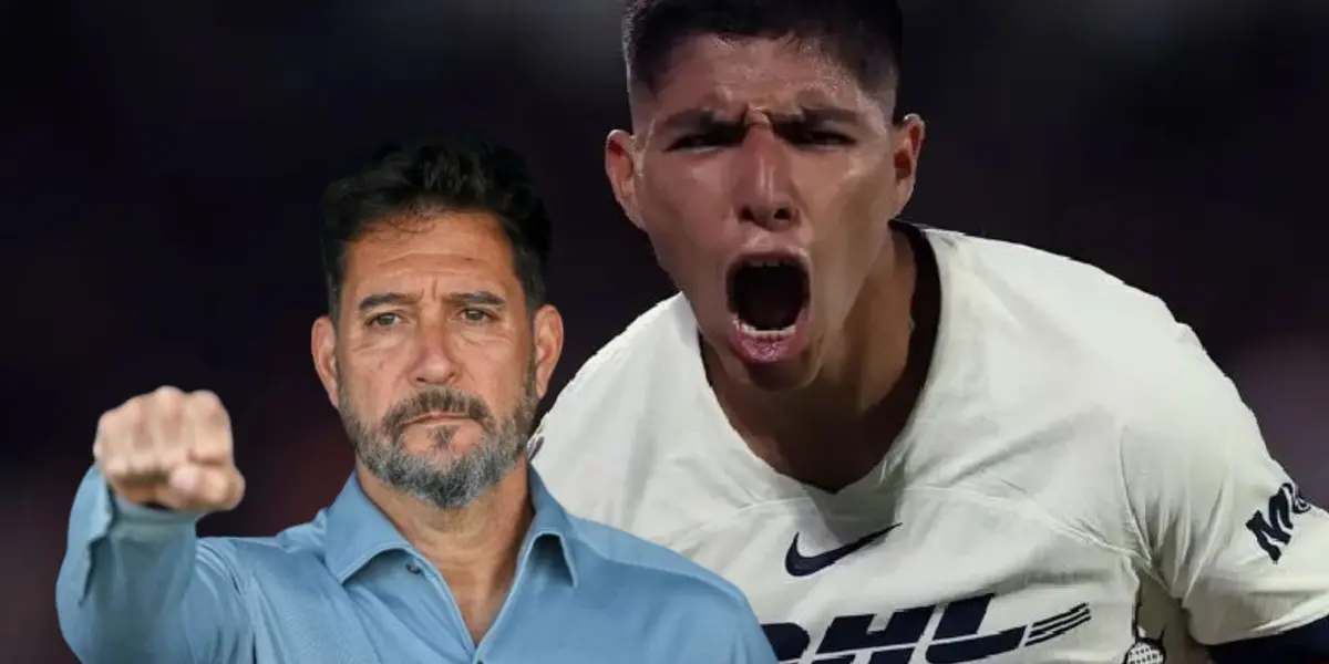 Piero Quispe y Gustavo Lema en Pumas UNAM. (Foto: IMAGO7)