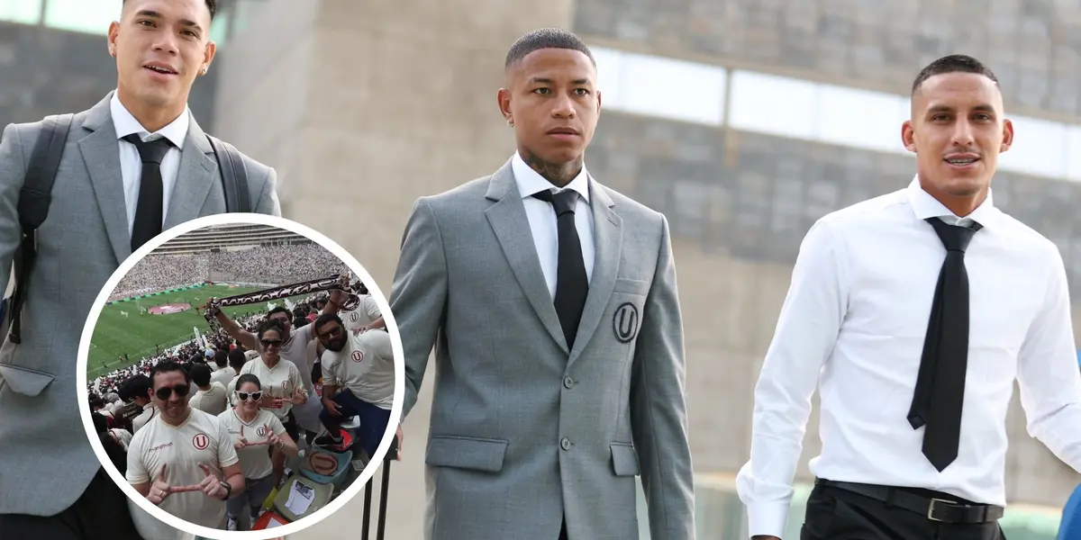 Plantel de Universitario de Deportes rumbo a Barranquilla (Foto: Universitario)