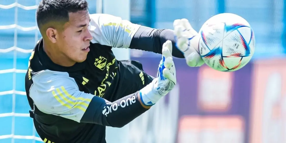 Renato Solís en los entrenamientos con Sporting Cristal. (Foto: Sporting Cristal)