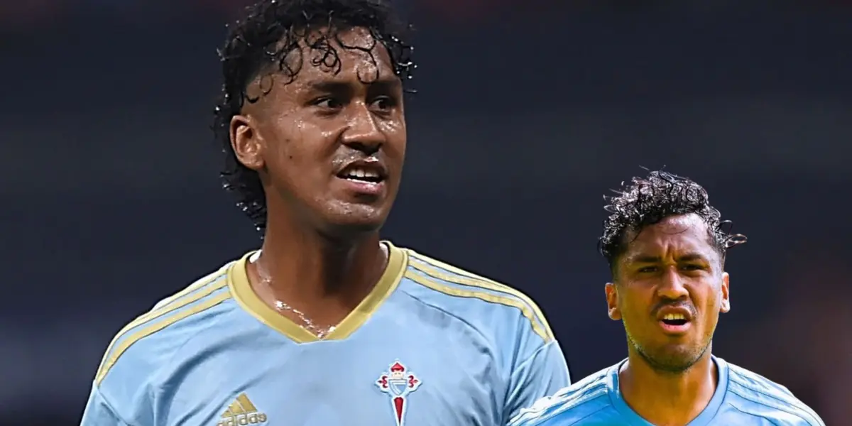 Renato Tapia como jugador del Celta de Vigo.