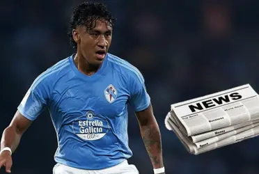 Renato Tapia en el Celta de Vigo.