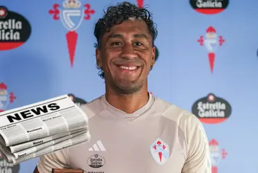 Renato Tapia en el Celta de Vigo.