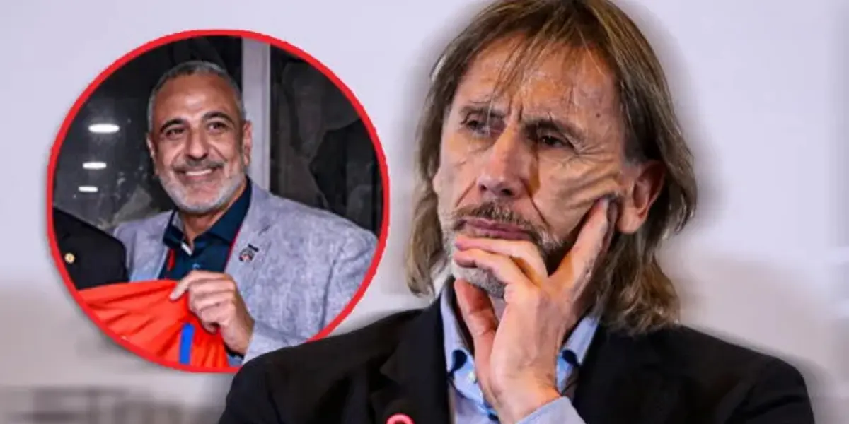Ricardo Gareca, al lado Pablo Milad