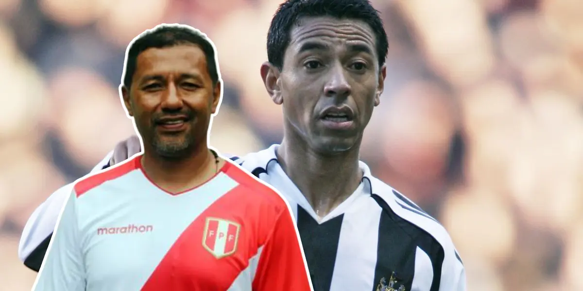 Roberto Palacios y Nolberto Solano (Foto: Infobae)