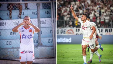 Rodrigo Vilca y Álex Valera (Foto: Atlético Grau y Universitario Facebook).