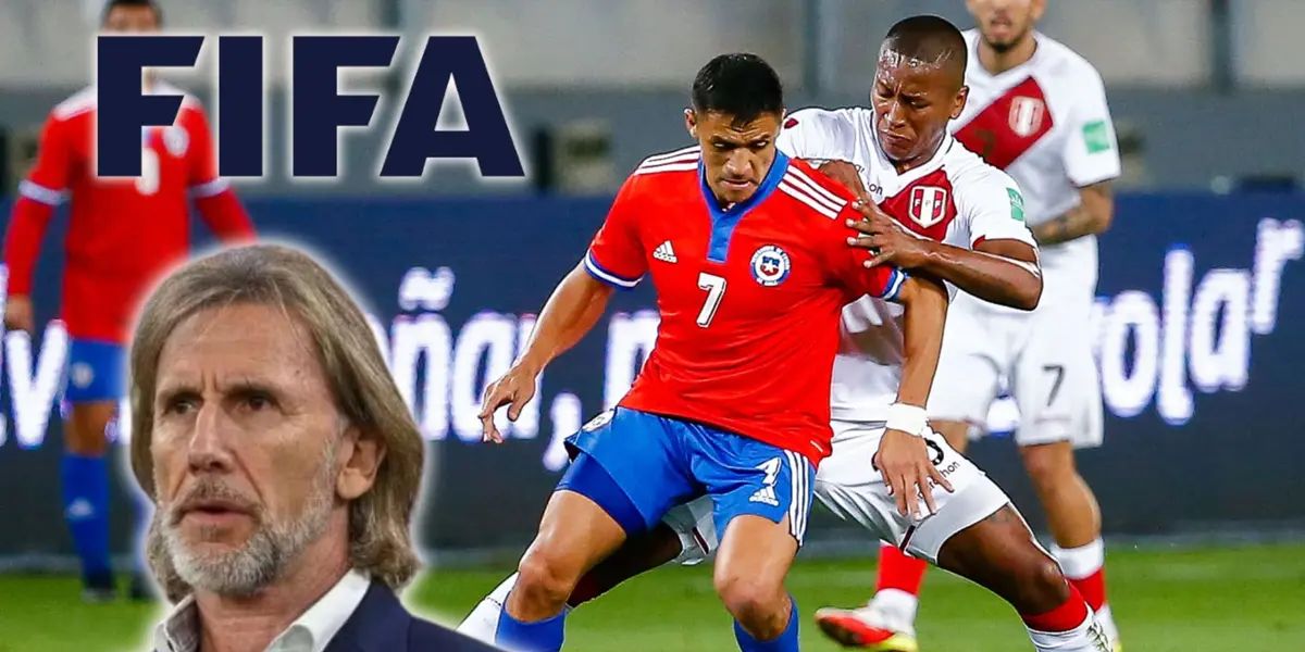 Selección Peruana vs Chile en las eliminatorias para el mundial 2026.