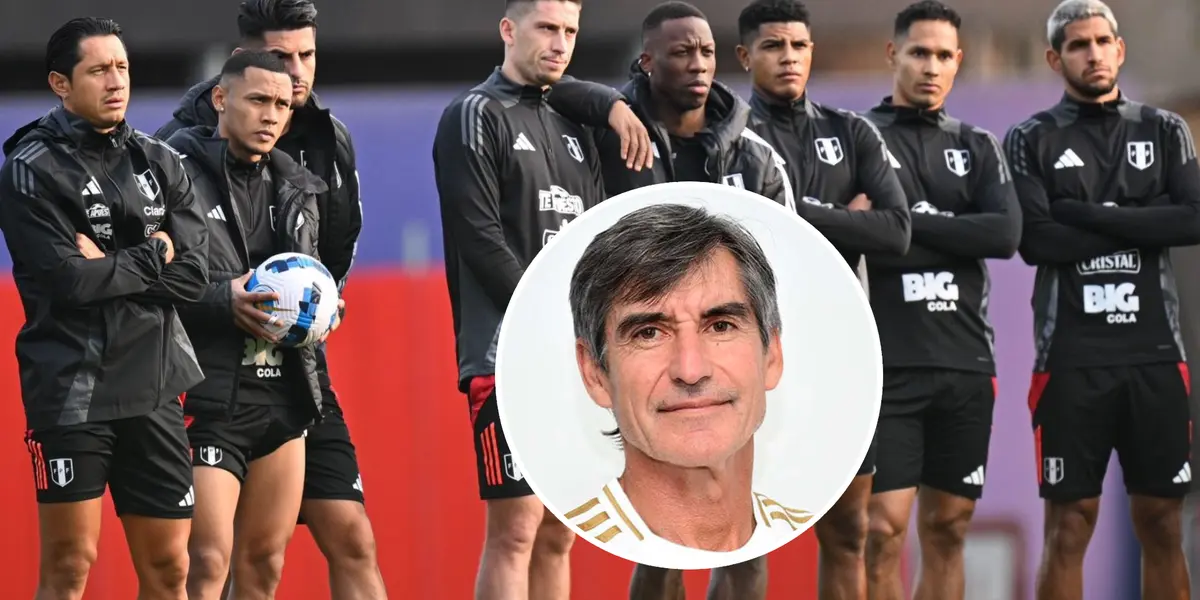 Selección Peruana y Óscar Ibáñez (Foto: FPF)