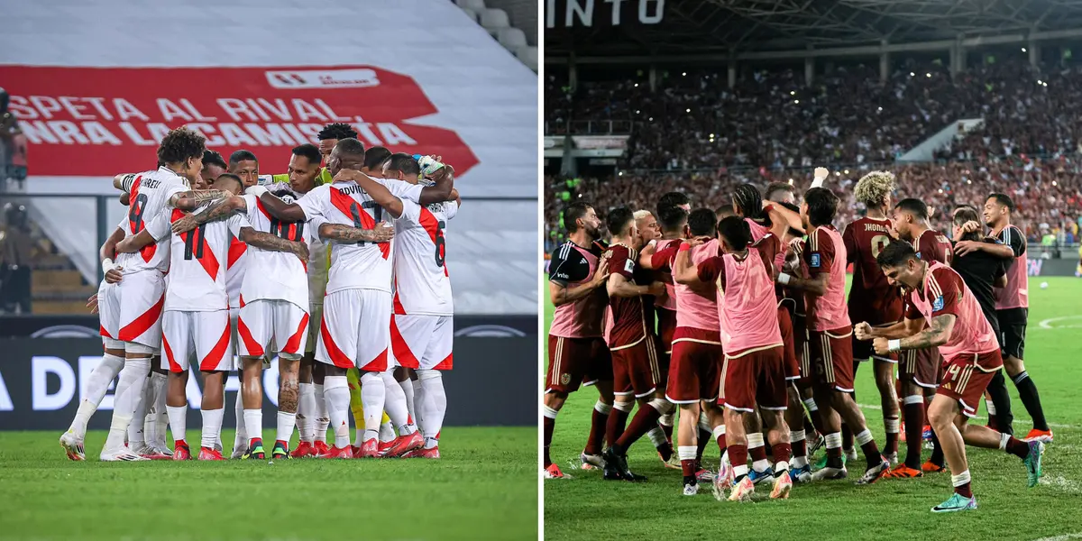 Selección Peruana y Venezuela (Foto: Selección Peruana y de Venezuela).