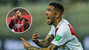 Sergio Peña - Theo Hernández (Foto: La Bicolor)