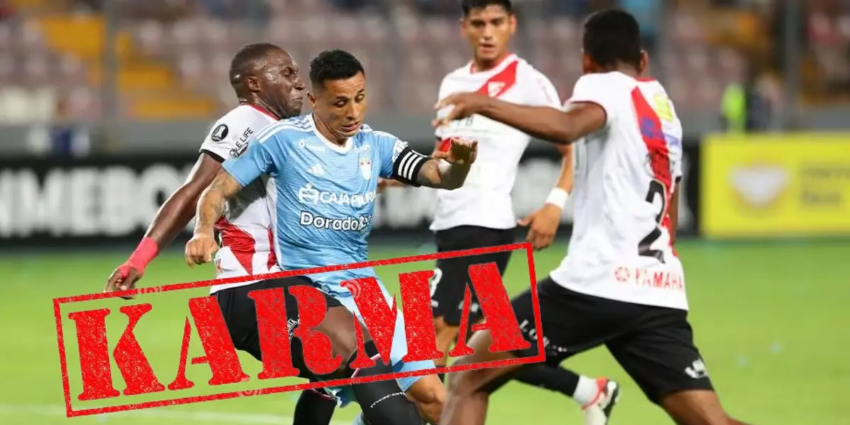 Sporting Cristal y Always Ready enfrentándose por la Copa Libertadores.