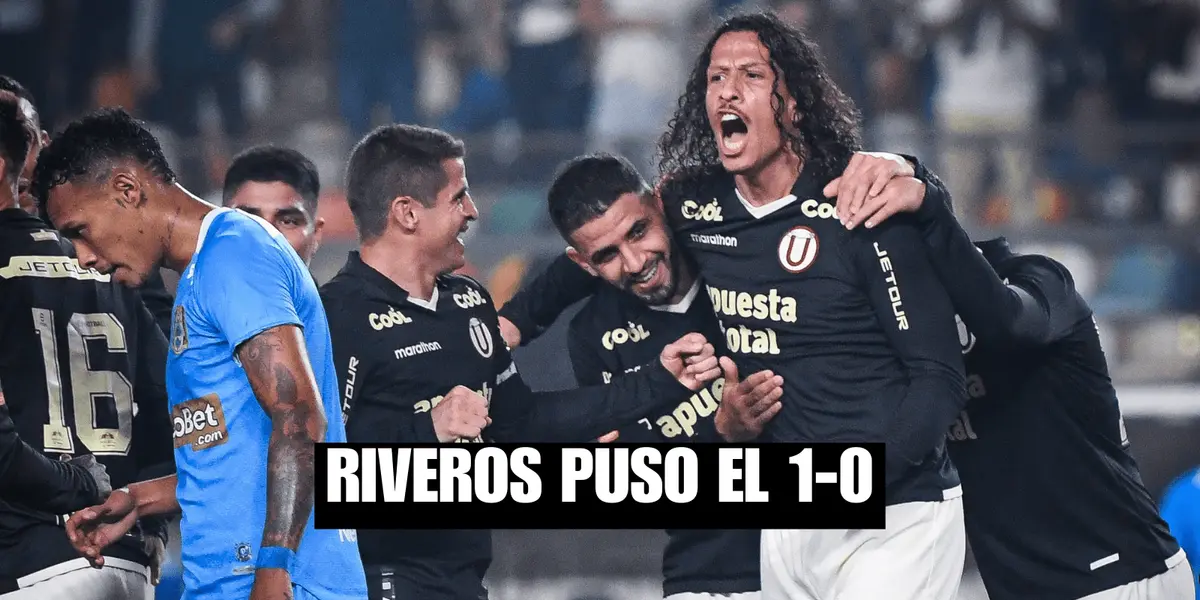 Universitario de Deportes convirtió el primero ante Binacional por la vía aérea