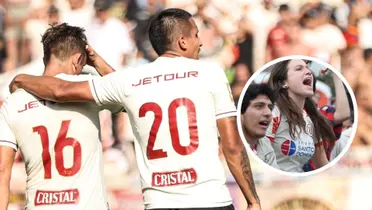 Universitario de Deportes enfrentando al Unión Comercio en la Liga 1. (Foto: Liga 1 Te Apuesto)