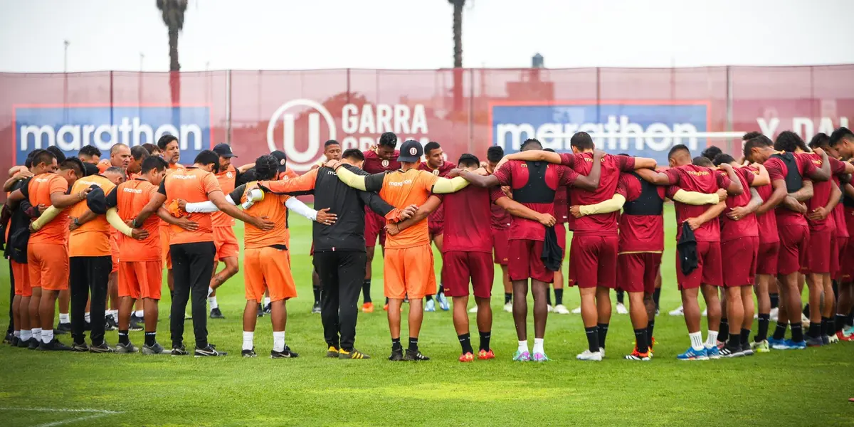 Universitario de Deportes entrenando en Campo Mar. Foto: Universitario de Deportes.