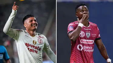 Universitario de Deportes vs. Independiente del Valle (Foto: Universitario de Deportes e Independiente del Valle Facebook).