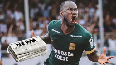 Waterman jugando para Alianza Lima.