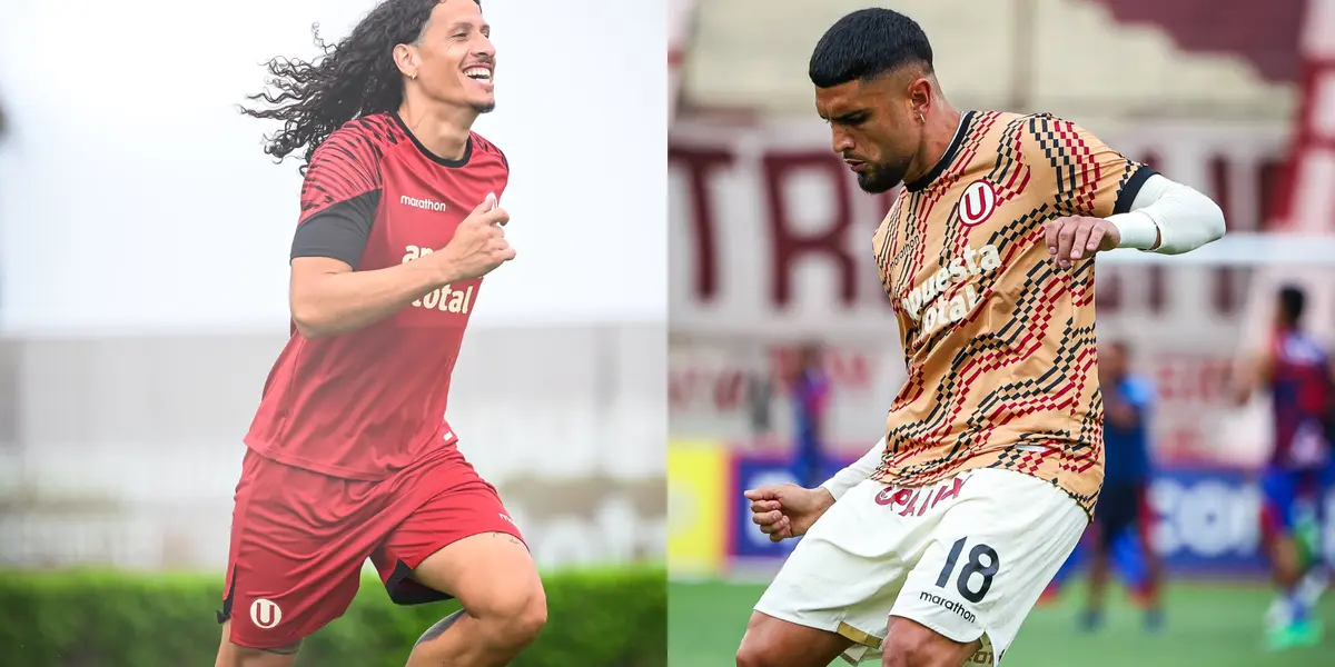 Williams Riveros y Rodrigo Ureña (Foto: Universitario)