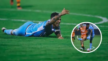Yoshimar Yotún luego de lesionarse en el UCV vs Sporting Cristal. (Foto: A Presión)