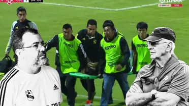 Yotún saliendo del campo en el Sporting Cristal vs UCV. (Foto: Captura L1Max)